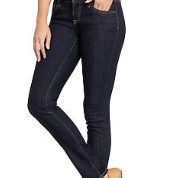 old navy dark wash jeans
